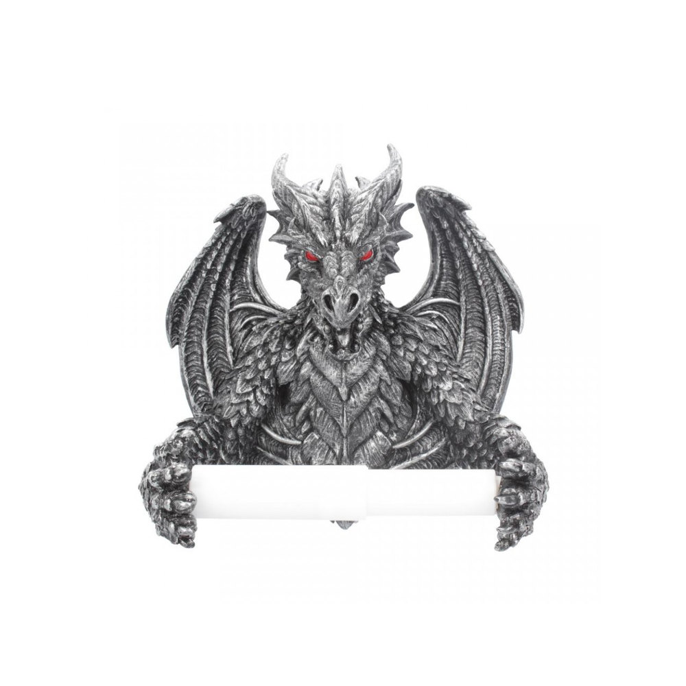 Nemesis Now - Obsidian Toiletrolhouder - Grijs